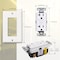 Faith Self-Test 20A TR GFCI Outlet Receptacle w/ Wall Plate, White, PK 10 GLS-20ATR-WH-10 - alternate 2